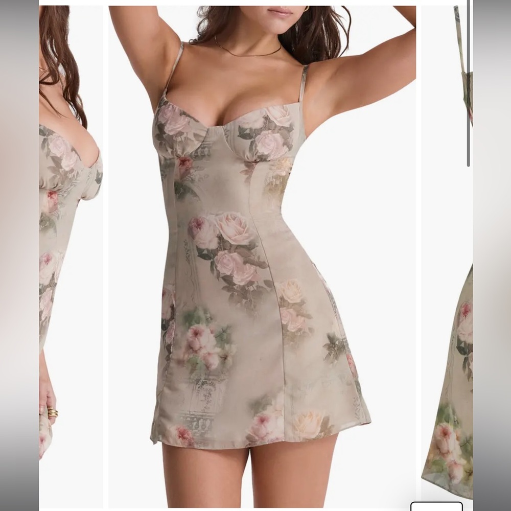 Christiana Floral Minidress House of CB